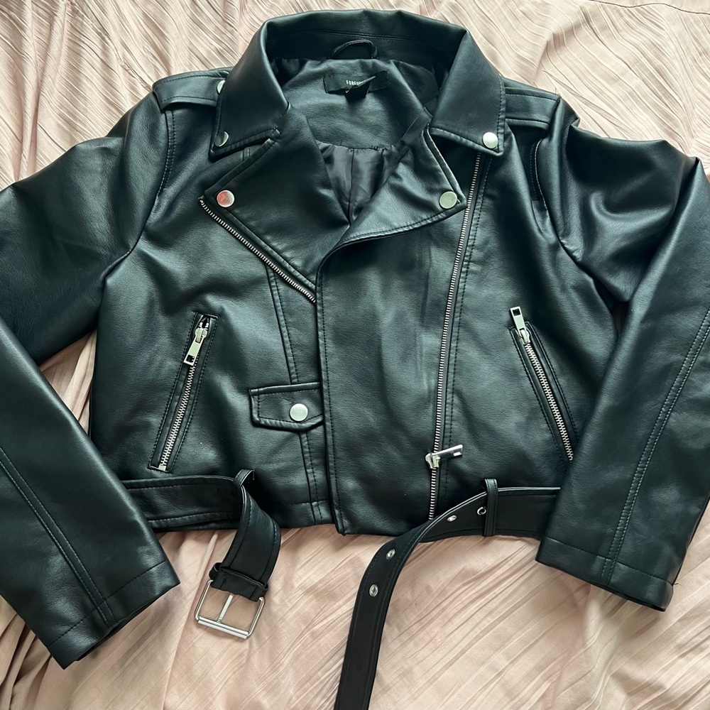 Forever 21 leather jacket.